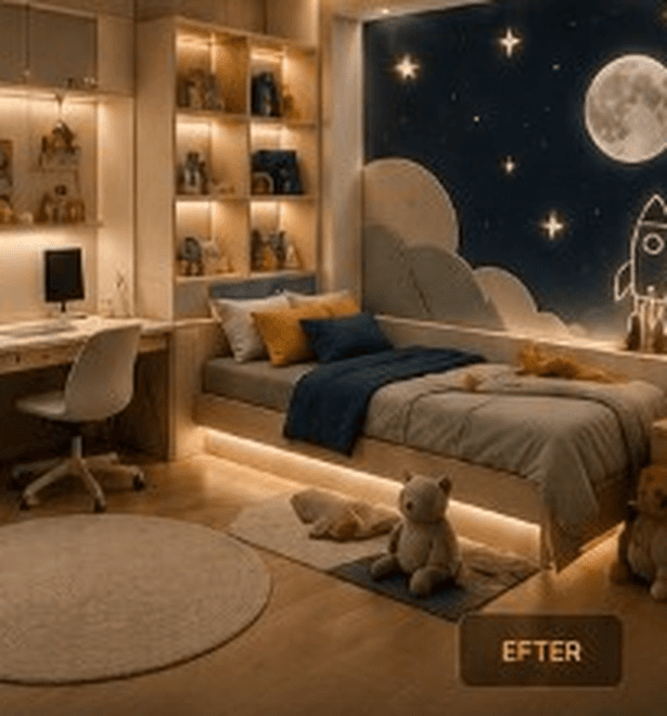 اتاق خواب رویایی — نمونه پروژه طراحی Skavero